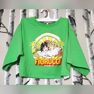 Fiorucci Angel Crop Top Size L